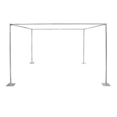Adjustable 4 Post Hardware Kit, Outdoor Wedding Party Stand, Backdrop Stand