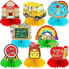 8 PCS Back to School Decorations First Day of Kindergarten Items | Paper Honeyco