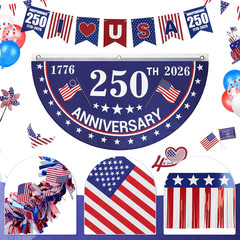 4Th of July Golf Cart Decorations Kit, 250Th Patriotic Parade Golf Cart Decor –