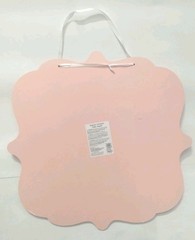 Amscan Future Mrs. Hanging Sign Bridal Shower Party Pink Green Floral 13″ x 13″