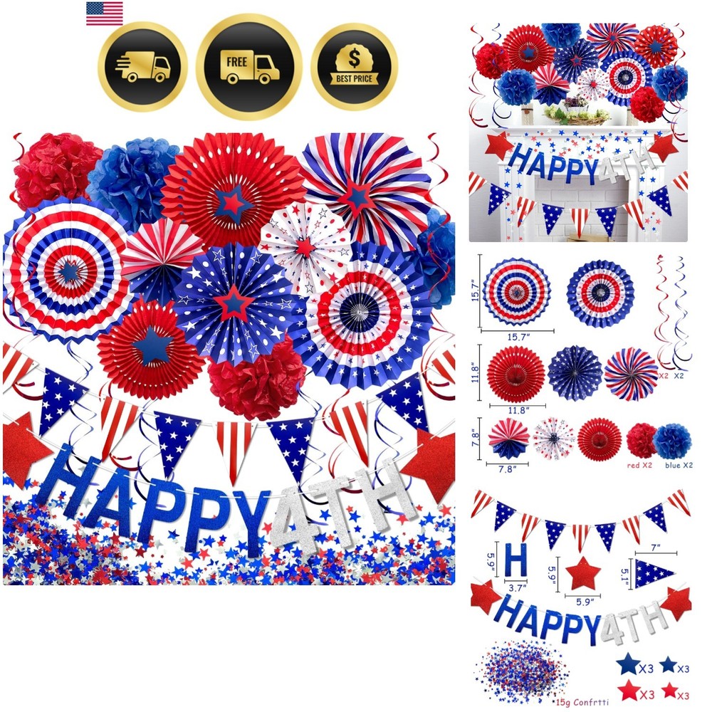 4th of july Decorations , 250th Anniversary Decorations, suitable for Nationa…