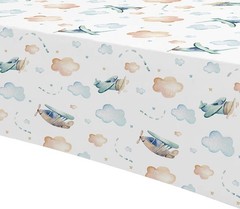 Airplane Party Decorations Tablecloth for Baby Shower Birthday – Disposable