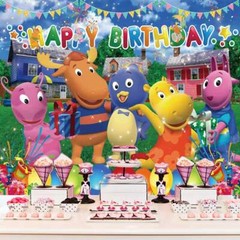 The Backyardigans Party Decorations Party Supplies Backdrop Banner Poster 7x5ft