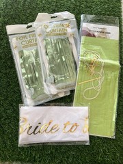 Lot Bride To Be Bachelorette Party Decor Bundle Veil Balloons Backdrop Props Kit