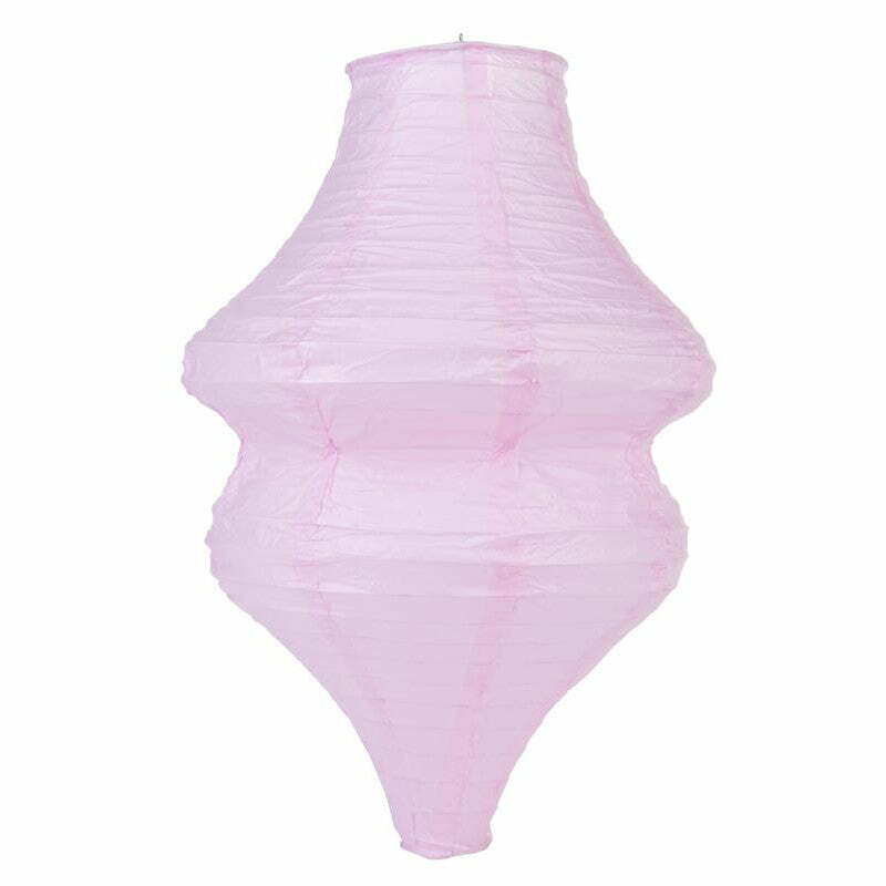 Quasimoon Pink Beehive Unique Shaped Paper Lantern, 10.5-inch x 15-inch