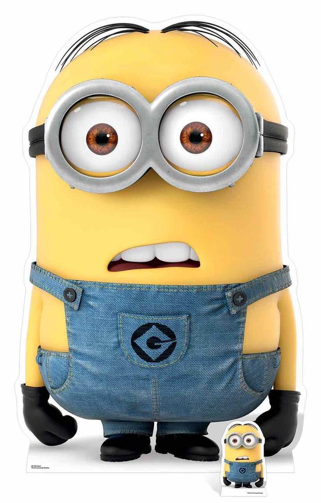 Dave Minion Despicable Me 3 Minions Lifesize and Mini Cardboard Cutout / Standup