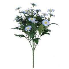 35cm Artificial Daisy Bouquet with Flexible Wire Stems for Home Office Garden