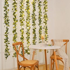 4 Packs 6FT Artificial Eucalyptus Garland, Faux Greenery Garland Hanging Fake