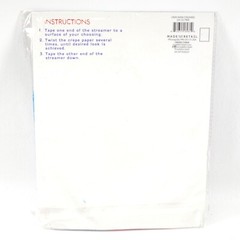 3 Pack Target Crepe Paper Party Streamers Red White And Blue 50 in. (1.27cm) NEW