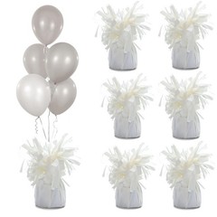 Aluminum Foil Balloon Weights for Parties (6 pcs) – 0.31lb (140g) Each – Prem…