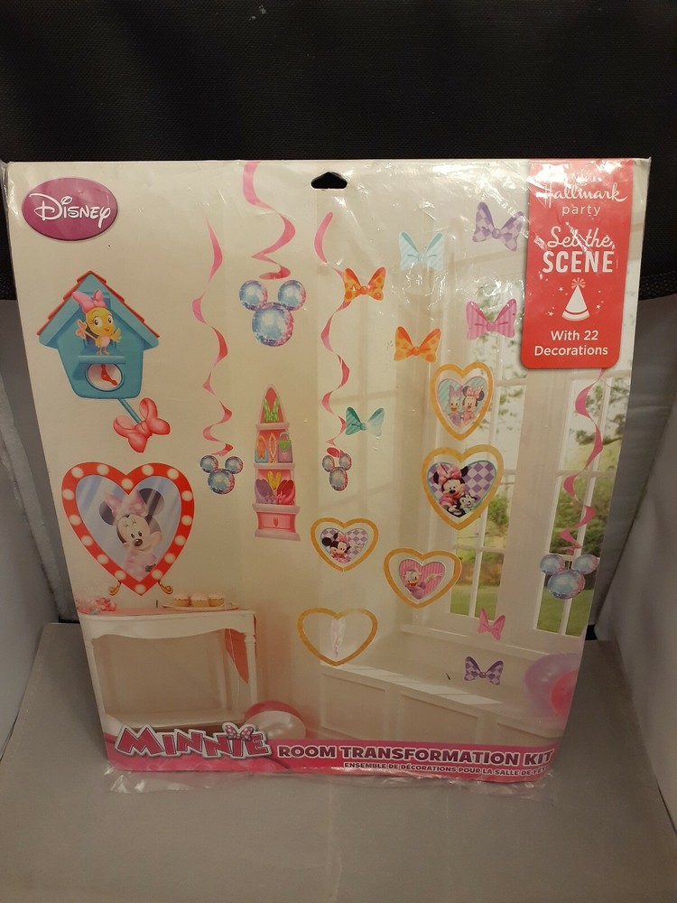 Hallmark Party Decorative: Minnie Mouse Room Transformation Kit, 22 piece