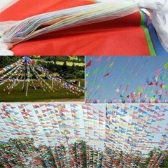 33 Feet 20 Multi Colour Flags, Banner Bunting Party Event Home Garden Decoration