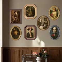 Waterproof 3D Changing Face Portraits – 12 Pack Horror Wall Decor for Halloween