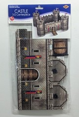 4 CASTLES 3-D Centerpieces 14.5″ x 18″ Paper Medieval Renaissance Party 2017 USA