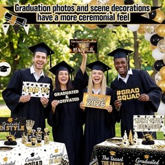 Waterproof Selfie Signs for Graduation