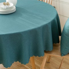 Jeloris Round Waterproof Tablecloth Spill & Stain Resistant – All Sizes