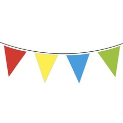 10m 20 Party Decoration Multicoloured Bunting Waterproof Flags Garden Outdoor