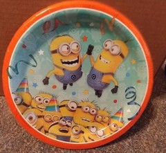 Minions Despicable Me Birthday Party Supplies Plates Table Cover Napkins New