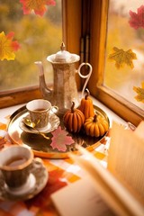 SITUMEIZI Fall Leaves Fake Decorations for Home Autumn 200, A Colors