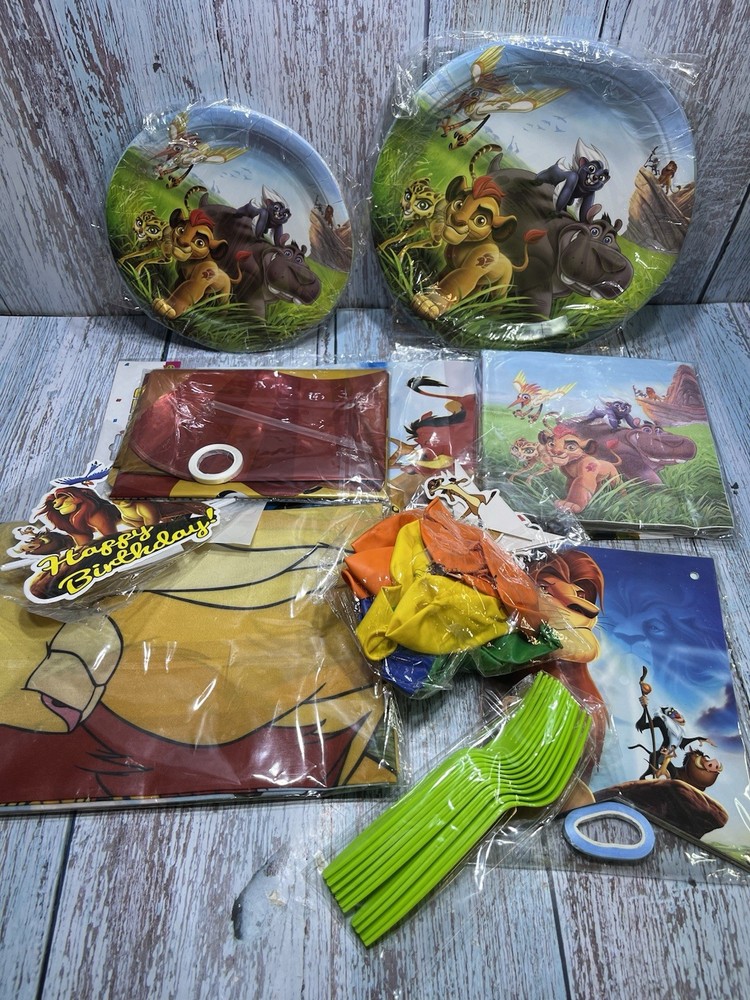 Simba King Lion Party Supplies Decorations Balloon Banner Plates Etc