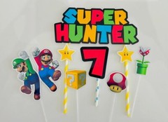 Personalized Super Mario Cake Topper