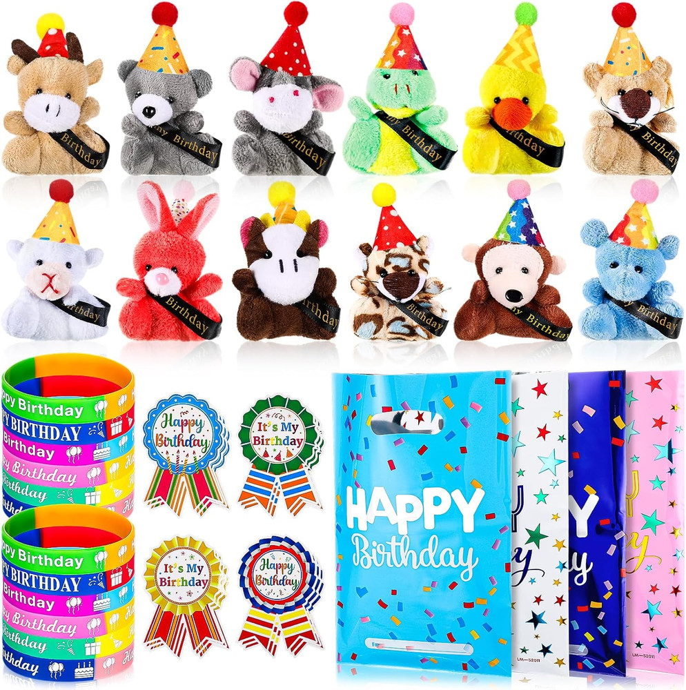 48 Pcs Happy Birthday Party Gift for Students, Return Gifts for Birthday Stuffed