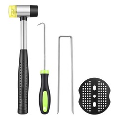 Yard Anchors Landscape Staples Turf Anchors Pick Hook Tool Works On Hard Soil