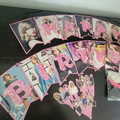 Taylor Swift Birthday Party Decorations Supplies Background Banner Cupcake
