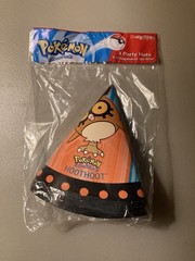 Vintage Pokémon Party Hats Rare DesignWare Pokemon Hats 8x Hoothoot New Sealed