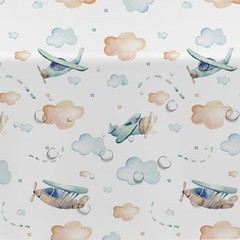 Airplane Party Decorations Tablecloth for Baby Shower Birthday – Disposable