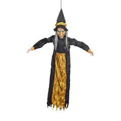 Life Size Hanging Talking Witch – Animated Halloween Witch with Sound Activation