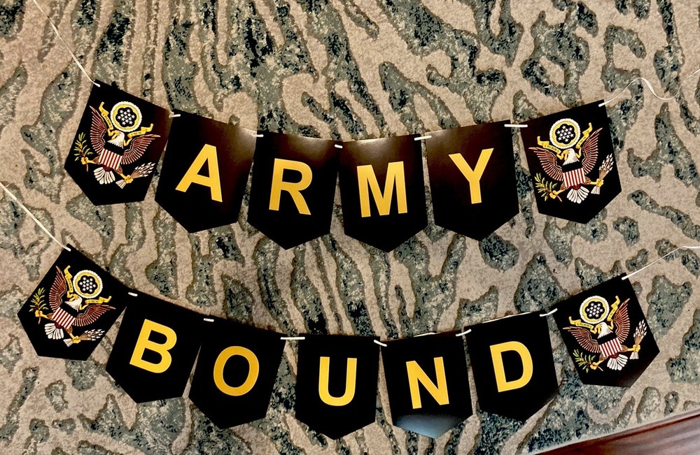 Army Bound Party Decor Set- 3PCS – Barely Used