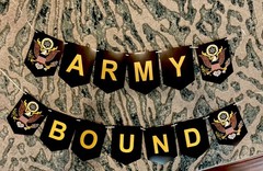 Army Bound Party Decor Set- 3PCS – Barely Used