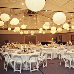 30pcs White Round Paper Lantern Paper Lanterns Birthday Wedding Xmas Party Decor