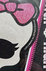 Monster High Skullette Glitter Sticker 4″ Mattel
