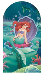 Mermaid Princess Ariel Arch Backdrop Cover Birthday Party Photo Background Decor