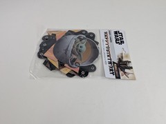 Star Wars Mandalorian Happy Birthday Banner Party Decoration Baby Yoda Cardboard