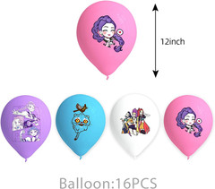 62Pcs Music Idol Hunter Style Party Decorations Set Banner Balloons Toppers Pack