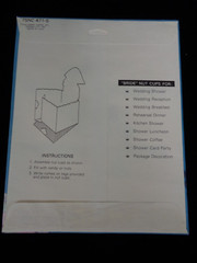 Vintage Hallmark Plans-A-Party BRIDE Nut Cups – Set of 8 – New Old Stock