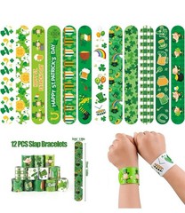 72 PCS St. Patrick’s Day Decorations Kit Party Supplies Set Shamrock Beads NEW