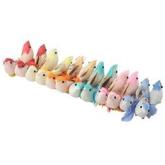 Simulation Feather Bird for MINI Home Garden Decor for multi Functional 24 Pcs