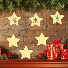 72 PCS Yellow Star Cutouts Glue Point Dots 6 Inch Large Paper Board Decor