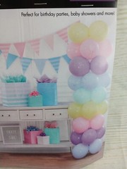 Pastel Balloon Column Kit 73 pc Party Decorations Baby Shower Birthday Bridal