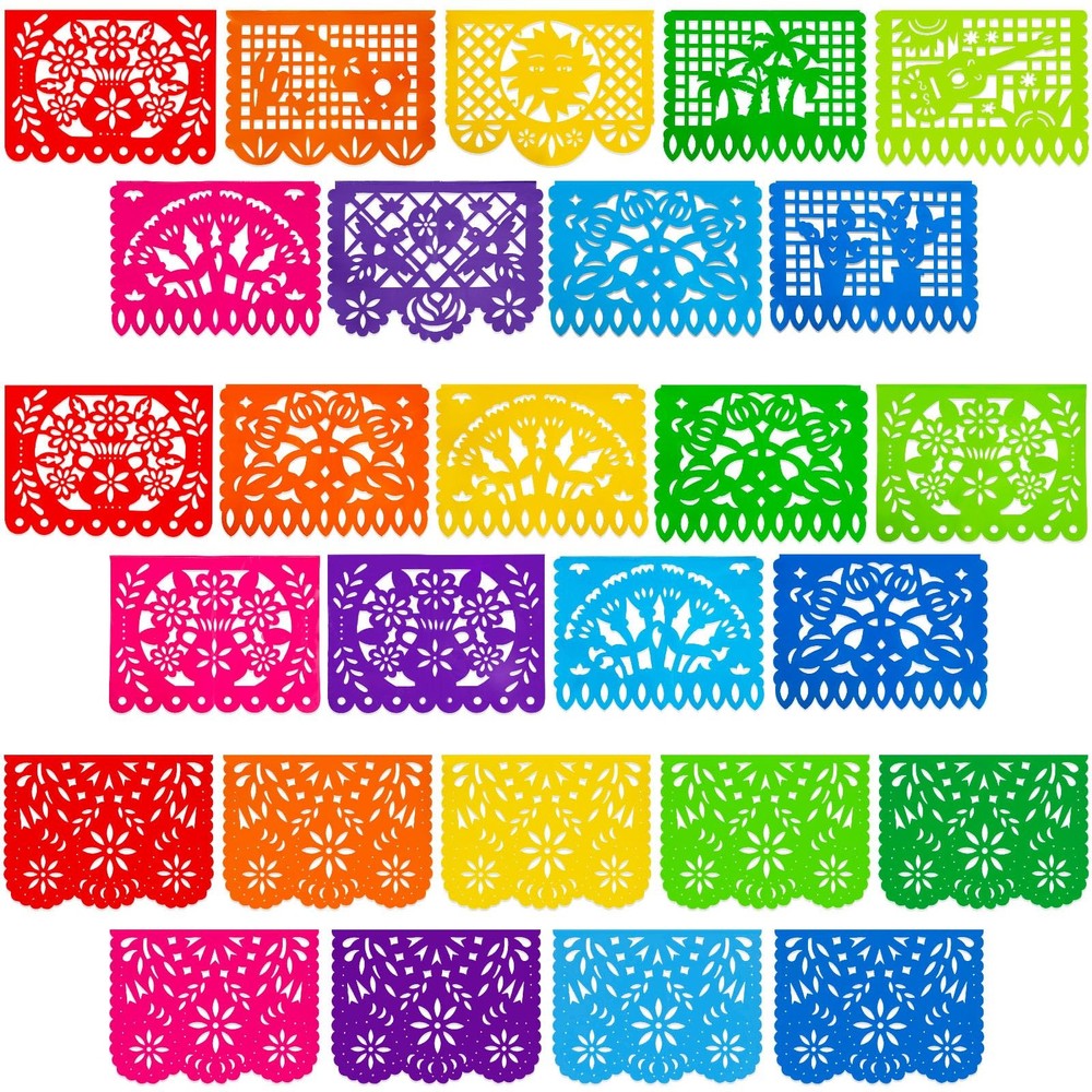 DomeStar 3 Packs 54 Ft Mexican Cinco De Mayo Party Decoration, Multicolor2