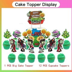 Plants vs Zombies Happy Birthday Kit, 40 pcs, New – Free Shipping!