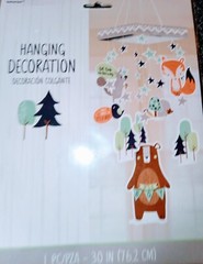 It’s a Boy Hanging Mobile Baby Shower 30″in Theme: Forest Friends Nature Animals