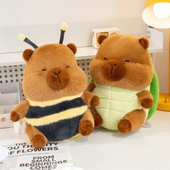 Capybara Plush Toy Bee Turtle Costume Cute Party Decor Stuffed Gift Ornament