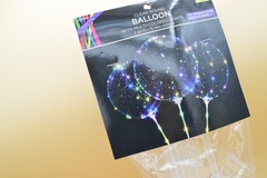 3 Pack LED Light Up BoBo Balloons 15.» Party Birthday Transparent Bubble Balloon