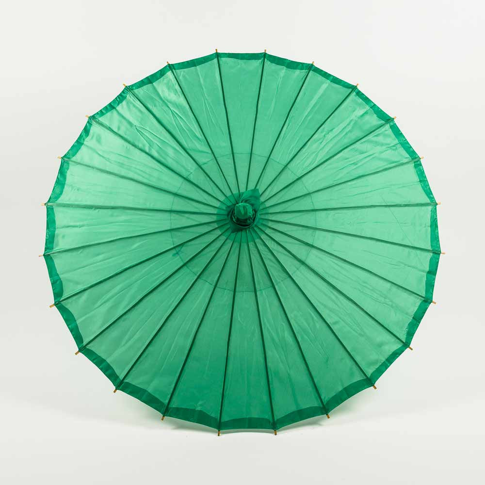 32″ Emerald Green Parasol Umbrella, Premium Nylon with Elegant Handle