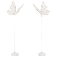 Wedding Butterfly Floor Lamp,2PCSCreative Butterfly Ceiling Lights Decoration,